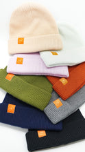 Load image into Gallery viewer, Navy Cashmere Merino Wool Beanie
